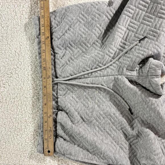 Nine West Women’s Active Quilted Joggers, Drawstring, Athleisure, Gray, Large - Picture 6 of 9